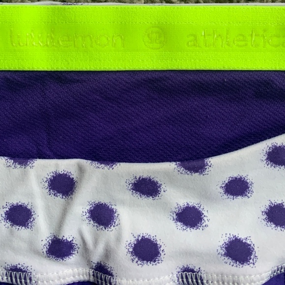 Size 4 Lululemon Presta Skirt in Bruised Berry High Noon Dot White - Picture 12 of 13